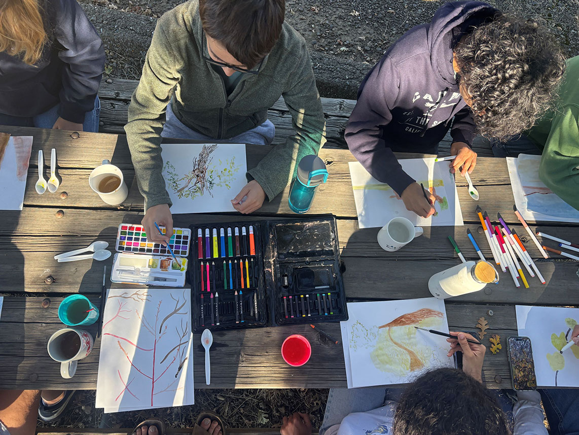 water color in action